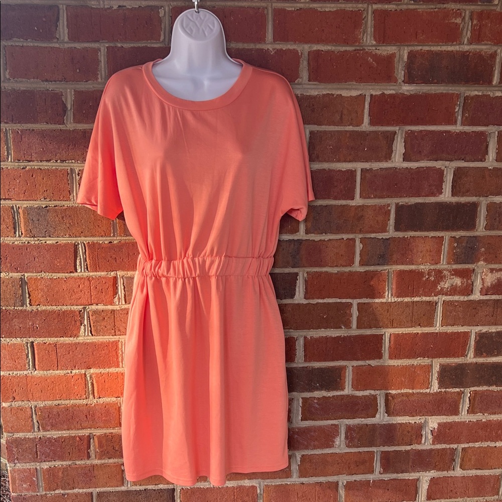 Coral Casual Dress